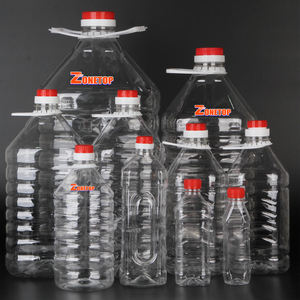 Bidones de Plástico PET Vacíos al por Mayor <span class=keywords><strong>con</strong></span> Logotipo Personalizado, <span class=keywords><strong>con</strong></span> Tapa de Rosca y Asa, de 3L, 4L, 5 <span class=keywords><strong>Litros</strong></span>, 10L, 15 <span class=keywords><strong>Litros</strong></span> y 20 <span class=keywords><strong>Litros</strong></span> para Aceite - Product Image 1