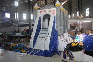 Structure gonflable d'escalade avec toboggan et parcours d'obstacles pour la location commerciale de fêtes d'enfants en extérieur - Product Image 6