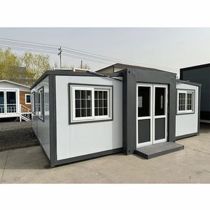 Maison conteneur préfabriquée extensible en acier <span class=keywords><strong>de</strong></span> 40 pieds, 2 chambres, plans <span class=keywords><strong>de</strong></span> maison portable moderne pour bureaux et hôtels - Product Image 4