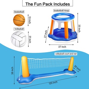 Filet de volley-ball gonflable pour piscine, jeu aquatique, terrain de volley-ball aquatique pour adultes et enfants, prix d'usine - Product Image 3