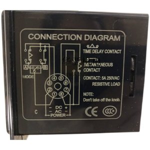 Temporizador IC Cikachi AH2 Y 220 VCA, Relé de Tiempo Ajustable en Segundos, Circuito Único - Product Image 5
