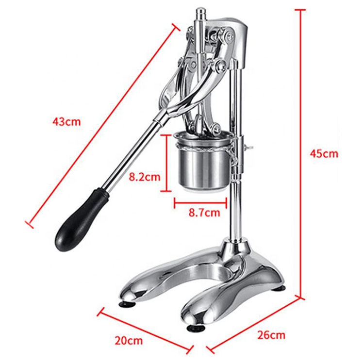 Nieuwe Handpers 30Cm Lange Aardappelpuree Chip Fries Extruder/Geëxtrudeerd Chips Making Machine