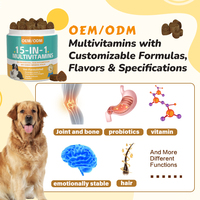 Comprimés multivitaminés complets pour chiens et chats - Soutien immunitaire, santé des articulations, santé digestive, absorption rapide, soins pour toutes les étapes de vie