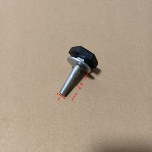 สกรูปรับระดับเครื่องซักผ้า 4.3 มม. หัวพลาสติก สำหรับใช้ในบ้าน - Product Image 4