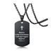 Collar con Etiqueta de Perro de Acero Inoxidable <span class=keywords><strong>para</strong></span> Hombre, Joyería Religiosa Personalizada, Nombre, Comunión, Versículo DE LA Biblia - Product Image 5