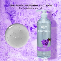 Gel Douche Lavande Herbal pour Femme – Blanchissant, Rafraîchissant, Nettoyant Doux, Lissant, Mousse Dense pour Tous Types de Peau