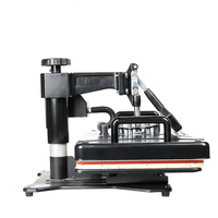 Mesin Press Panas Sublimasi Manual 220V Baru dengan Kontrol Waktu Digital 500W Mudah Dioperasikan Layar Printer Panas yang Dapat Diganti