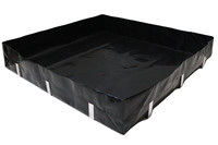 Berme de confinement d'huile de déversement de camion en PVC robuste L supports bâche enduite étanche technique tissée accessoire de voiture de contrôle de l'huile