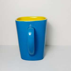 Mug en céramique créatif, forme droite avec poignée, couleur personnalisée, tasse individuelle, vaisselle promotionnelle, fournitures de bureau, origine Zibo - Product Image 5