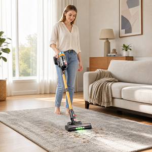 Aspirateur à main sans fil PV22, aspiration 30 kPa, moteur sans balais 400 W, réservoir de poussière 1,2 L, autonomie 40 min, léger et multi-buses - Product Image 2