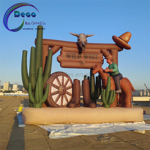 Ballon <span class=keywords><strong>gonflable</strong></span> Western <span class=keywords><strong>Cowboy</strong></span> et marqueur géant de costume pour festivals et décorations - Product Image 6