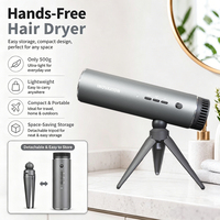 Sèche-cheveux portable sur pied 1200W, séchage rapide, haute vitesse, réduit les frisottis, mains libres, idéal pour les voyages