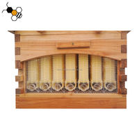 Ensemble complet de 7 rames de ruche en bois de sapin chinois pour l'apiculture, avec système de flux de miel automatique