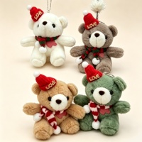 Boneka Hewan Lucu Bahan Plush Lembut Isi Kapas PP, Gantungan Kunci, Cocok untuk Mesin Capit, Hadiah Ulang Tahun Anak, Terlaris