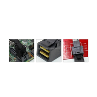 Câble interne Mini SAS HD SFF-8643 vers SFF-8643 pour contrôleur RAID HBA, serveur, stockage, backplane, NAS, connexion de données pour poste de travail