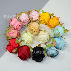 Têtes de fleurs en soie Dongchen Arts Crafts, décoration de mariage, centre de table pour la Saint-Valentin, style vintage personnalisable - Product Image 4