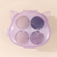 Ensemble d'éponges de maquillage 9908 – Outils de beauté sans traces, réutilisables et faciles à nettoyer, formes variées pour fond de teint/correcteur – Maquillage quotidien – Fabriqué en Chine