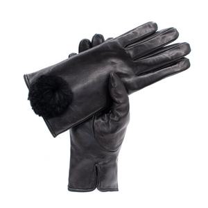 Moufles pour dames Mode coupe-vent personnalisées respirantes de meilleure qualité en cuir d'agneau chaud-Gants de conduite en polaire du Pakistan - Product Image 2