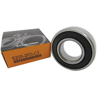Roulement à billes à gorge profonde 6205-2RS-C3 6205-LLU-C3 6205/DU2/CG23, roulement de support de transmission 25X52X15mm