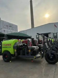 Hot sale 400 L Wheel Orchard Sprayer GAMA directly sell farm riding sprayer ship to worldwide
