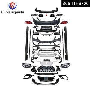 2014-2018Y classe S W222 mise à niveau vers S63 S65 <span class=keywords><strong>TI</strong></span> B700 <span class=keywords><strong>KO</strong></span> kit carrosserie pare-chocs pièces automobiles accessoires ensemble complet pour Mercedes Benz - Product Image 5