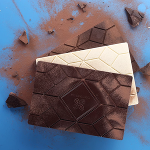 Bloc de chocolat pour la pâtisserie, bloc de chocolat 1 kg, chocolat noir et blanc pour la décoration de gâteaux - Product Image 2