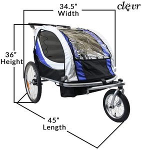 <span class=keywords><strong>Remorque</strong></span> de <span class=keywords><strong>vélo</strong></span> pour <span class=keywords><strong>bébé</strong></span> la plus récente avec certification CE, <span class=keywords><strong>remorque</strong></span> de <span class=keywords><strong>vélo</strong></span> poussette 2 en 1 - Product Image 5