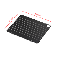 Plateau de décongélation électrique pour viande congelée, machine de décongélation rapide 8X avec plaque en aluminium amovible et fonction UV-C