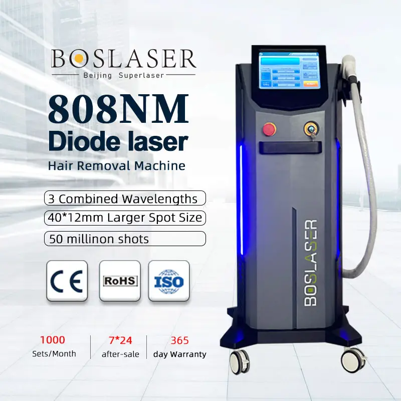 2023 nouveau CE approuvé médical classe Diode Laser 755 808 1064nm diode laser épilation machine prix 600w 808nm diode laser cheveux