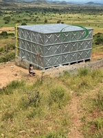Approvisionnement direct d'usine réservoir d'eau HDG 20000L de haute qualité personnalisé pour l'eau et les industries chimiques Offre Spéciale vers l'Afrique