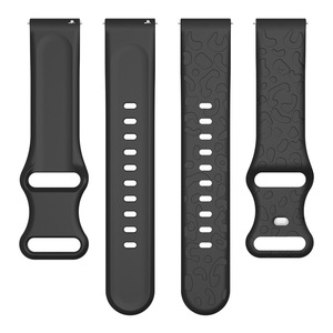 Cinturino per orologio leopardato 18/20/22mm a sgancio rapido in Silicone per <span class=keywords><strong>Samsung</strong></span> Galaxy <span class=keywords><strong>Watch</strong></span> 7/6/5 Pro/<span class=keywords><strong>4</strong></span> cinturino Smart <span class=keywords><strong>Watch</strong></span> - Product Image 5