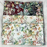 Jacquard usine personnalisé tapisserie tissu d'ameublement tissus teints en fil pour vêtements Gobelin sac et tapisserie tissé couverture