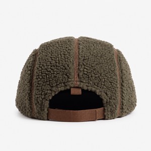 Casquette Snapback en Faux Cuir Personnalisée avec Logo, Chapeau d'Hiver Chaud à Bord Plat en Sherpa pour Hommes et Femmes, Vente en Gros Fabricant - Product Image 5