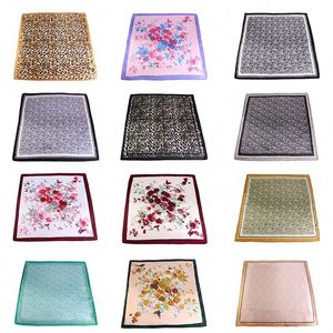 Multifunction Women Turban with Pattern Printed Satin Headscarf Neck Scarf Long Size Outdoor Use - Product Image 2