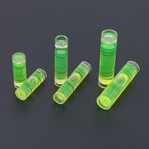 Mini niveau à bulle cylindrique vert, outil d'alignement de précision pour projets de bricolage et tâches de nivellement mural - Product Image 1