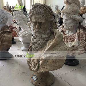 장식 전체 손으로 로마 스타일 남자 대리석 동상 - Product Image 5