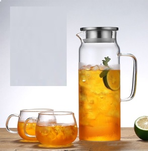 Tủ lạnh lớn trà đá cà phê nước trái cây tự chế nước giải khát vòi nước thủy tinh bình với nắp - Product Image 4