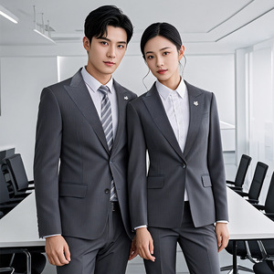 Professional Suits For Men And Women Formal Wear Work Business Office Polyester Worsted Fabric - Product Image 4