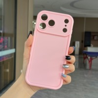 Coques de téléphone en silicone TPU personnalisables en gros, couleur unie de qualité supérieure pour 15 16 17 Pro Max, coques de téléphone mobiles personnalisées à bas prix