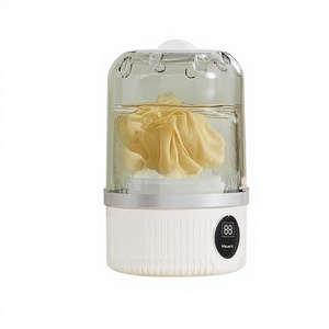 Mini Lavatrice Portatile per Biancheria Intima e Calzini con Controllo Meccanico e Funzione Timer, Ideale per Viaggi - Product Image 5