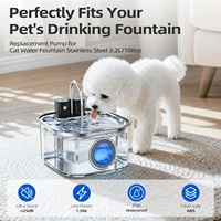 Pompe à eau submersible pour fontaine à animaux de compagnie, 5V DC, 120L/H, silencieuse, IPX8, vente en gros d'usine, pompe de remplacement pour fontaine à animaux de compagnie