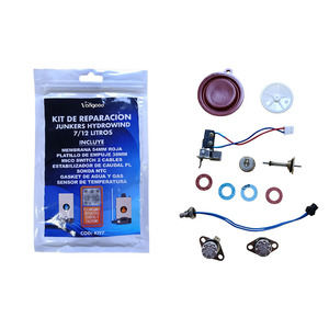 Diafragma Rojo de Repuesto de 54 mm y Kit de Reparación para Calentador de Agua <span class=keywords><strong>Junkers</strong></span> Hydrowind 7 12L Incluye Regulador de Flujo y Termostato - Product Image 2