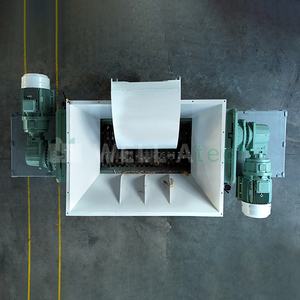 Broyeur métallique à double arbre économique 45+45kW pour coques de voitures, ferraille d'aluminium et seaux en fer - Product Image 4