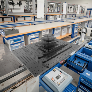 Metrik M6 iplik deliği optik Platform optik Breadboards ile HPBC serisi 6061-T6 alüminyum alaşımlı optik plakalar - Product Image 6