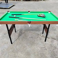 Table de billard pliable pour la maison, table de billard portable avec retour de boules, cadre en acier et plateau en ardoise, norme américaine et britannique