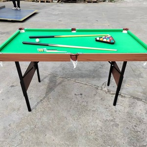 Mesa de Billar Plegable para el Hogar, Mesa de Billar Portátil con Retorno de Bolas, Estructura de Acero y Base de Pizarra, Estándar Americano y Británico - Product Image 3