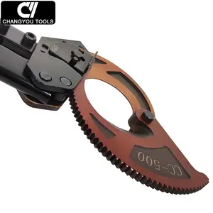 CC-500 Heavy Duty Ratchet Elektrische Kabel Cutter Tool Gepantserde Cable Cutter