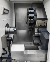 Taiwan Technology 16t CNC Tour Tour Centre Machine Outil Tourelle Inclinée Interpolation Y Axes Twin Broches pour Métal