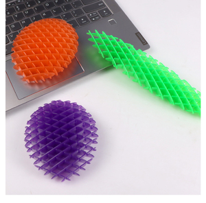 2024 bán buôn 24cm bóp đồ chơi cho trẻ em Worm squish thần tài đồ chơi chữa bệnh đàn hồi Net giải nén Quà Tặng vườn lưới sản phẩm - Product Image 1