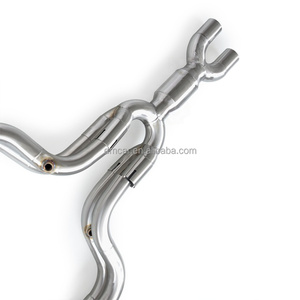 Thích hợp cho Ford <span class=keywords><strong>Mustang</strong></span> 5.0L 2015 2024 cách điện bằng thép không gỉ Muffler ống xả Collector Manifold - Product Image 6